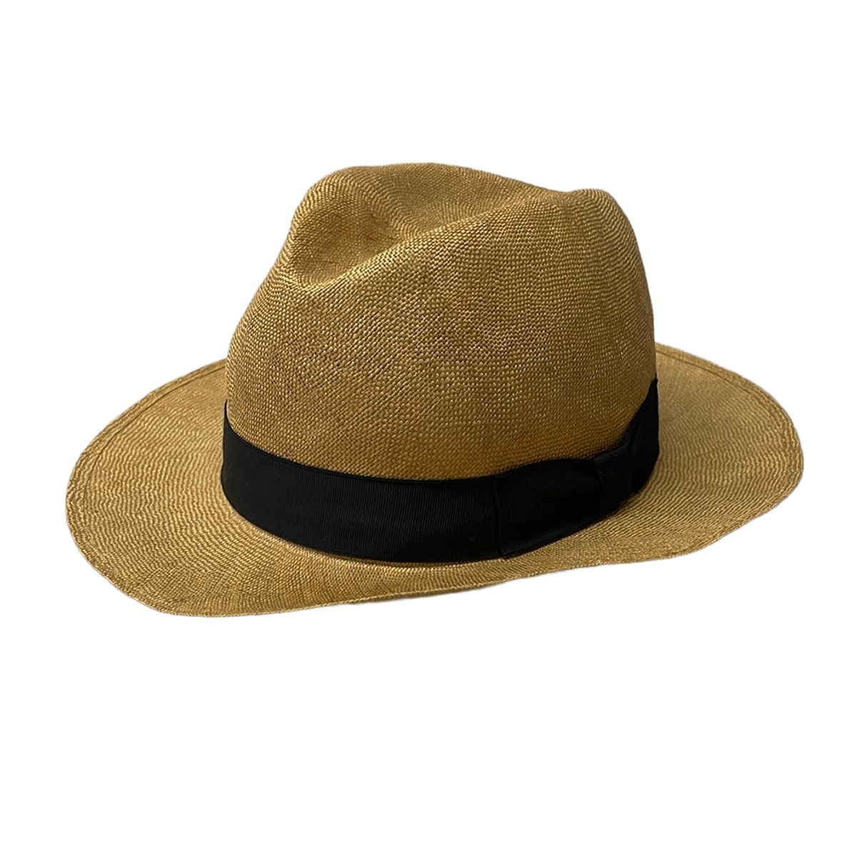 【中古】James Lock \u0026 Co. Hatters(ジェームス鍵を掛ける) かぶり笠 中折れかぶり笠 ベージュ リネン