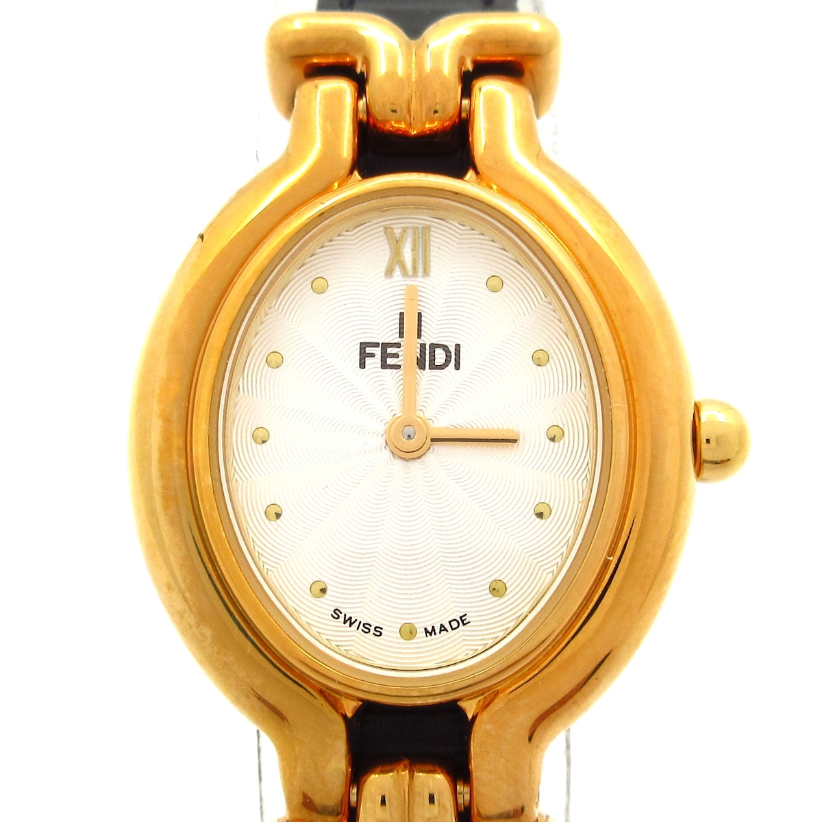 【中古】FENDI(フェンディ) カメレオン ウォッチ 白