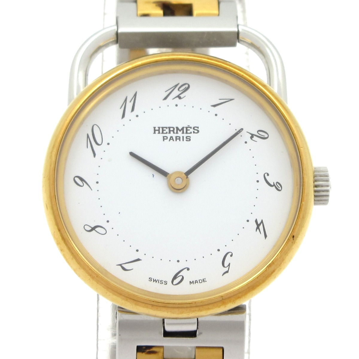 【中古】HERMES(エルメス) アルソー 腕時計 白｜ブランディア　店 22,143円