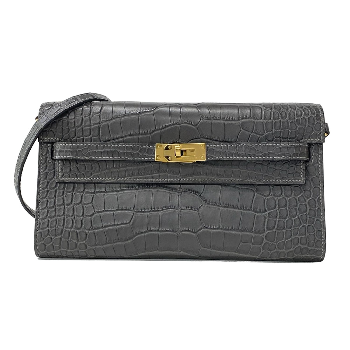 【新着】【中古】HERMES(エルメス) ケリーウォレットロングトゥーゴー 財布 ゴールド金具 アルドワーズ