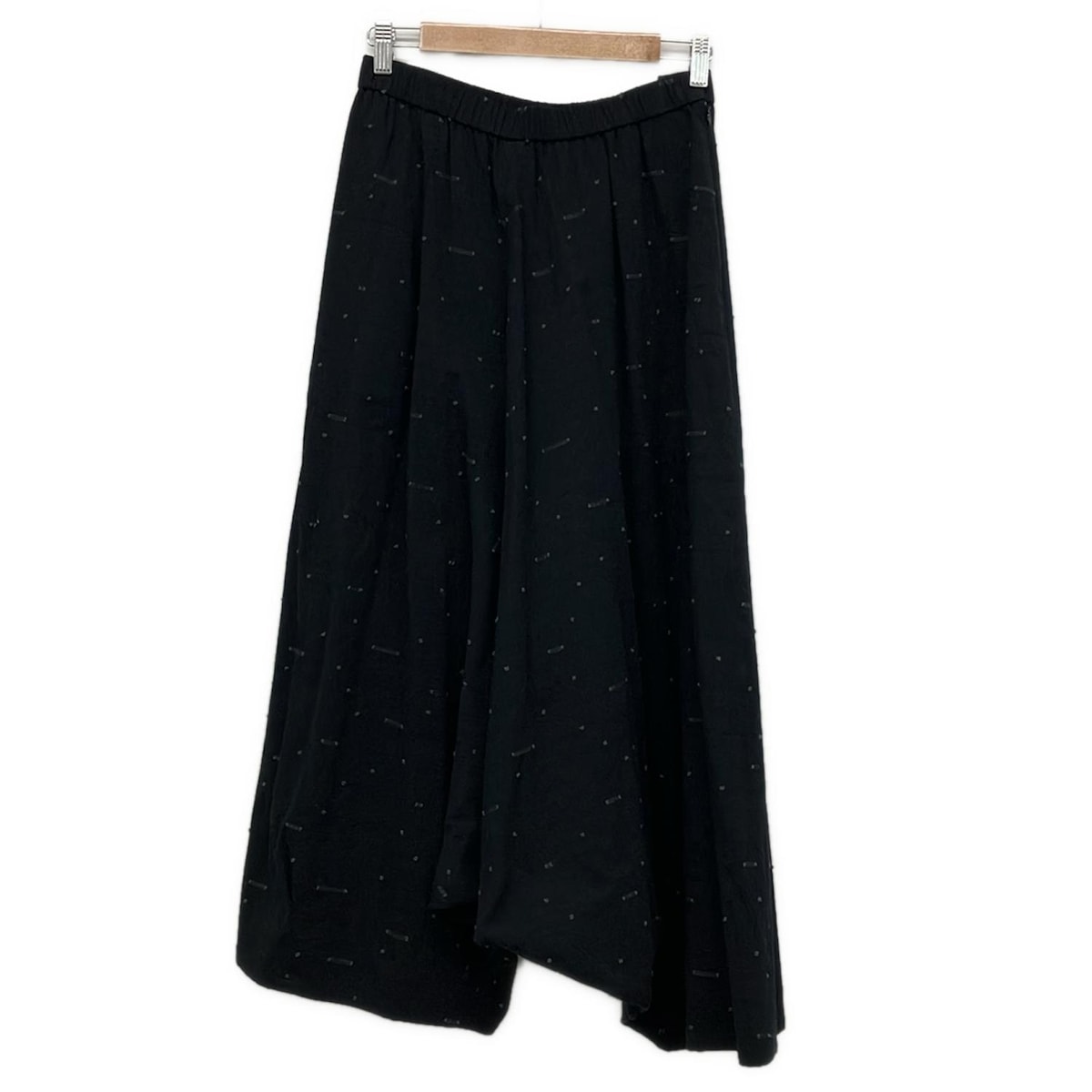 【新着】【中古】慈雨(ジウ/センソユニコ) パンツ 黒×ダークグレー