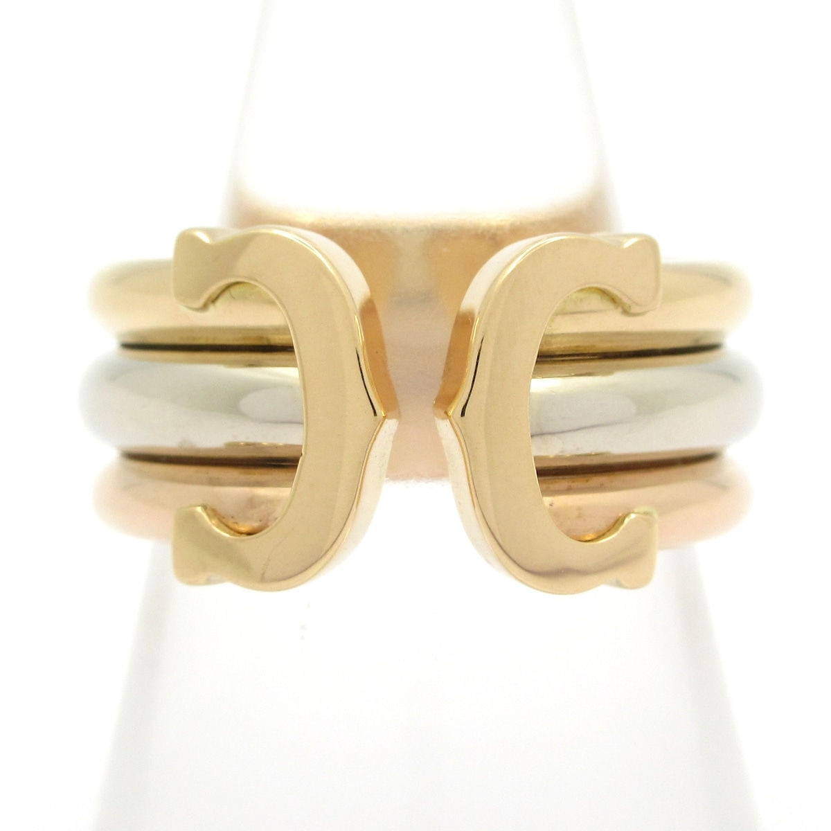 【新着】【中古】Cartier(カルティエ) 2C リング サイズ：54 K18スリーカラー