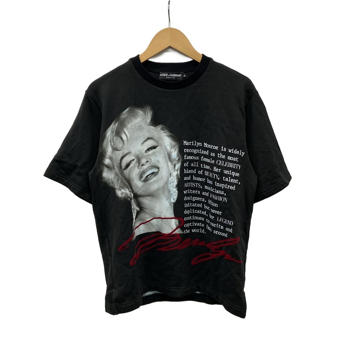 【新着】【中古】DOLCE&GABBANA(ドルチェアンドガッバーナ) トレーナー 半袖 黒×グレー