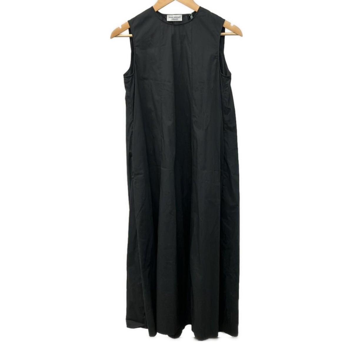 【新着】【中古】JOHN SMEDLEY(ジョンスメドレー) ワンピース クルーネック/ノースリーブ/マキシ丈 黒