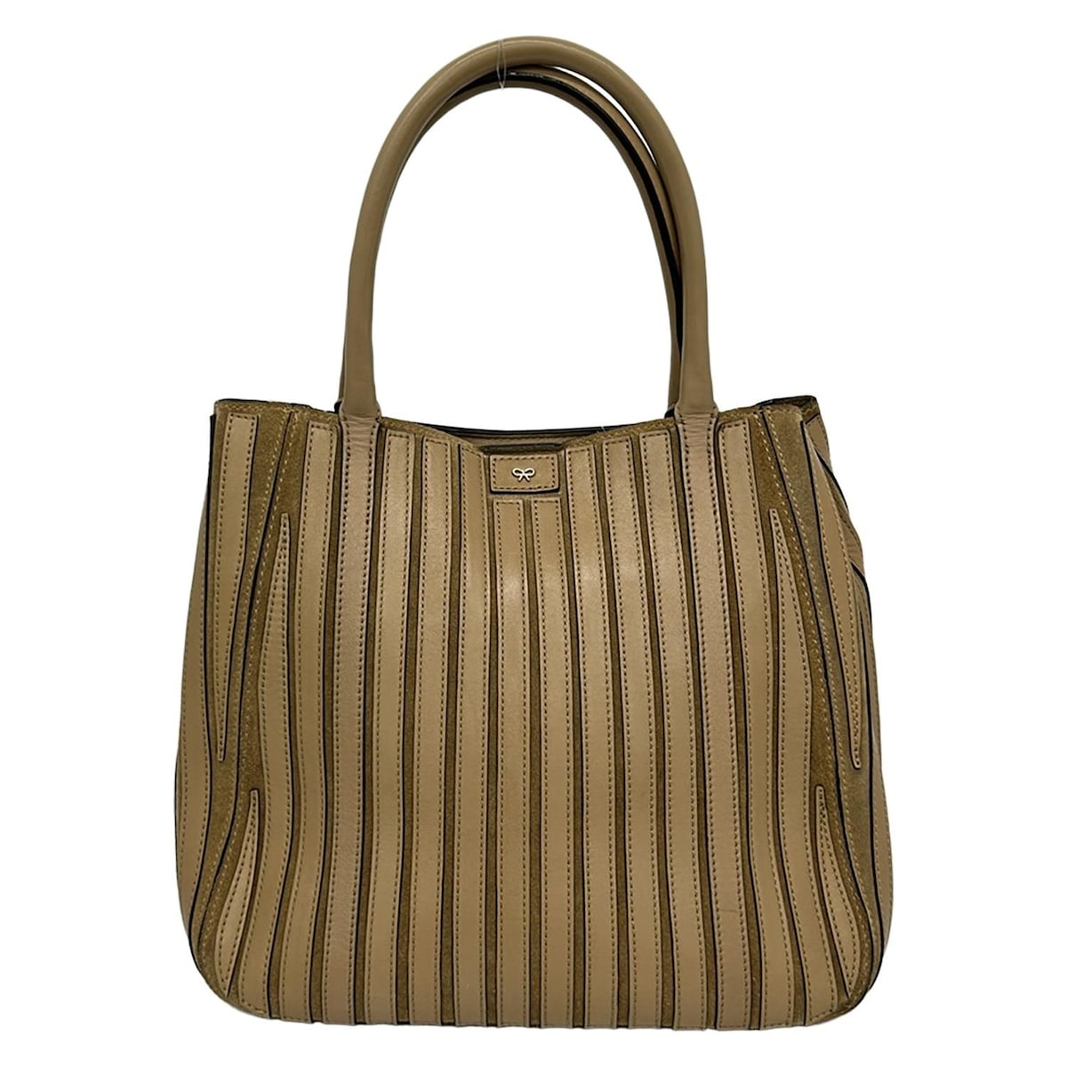 【新着】【中古】Anya Hindmarch(アニヤハインドマーチ) トートバッグ ブラウン レザー
