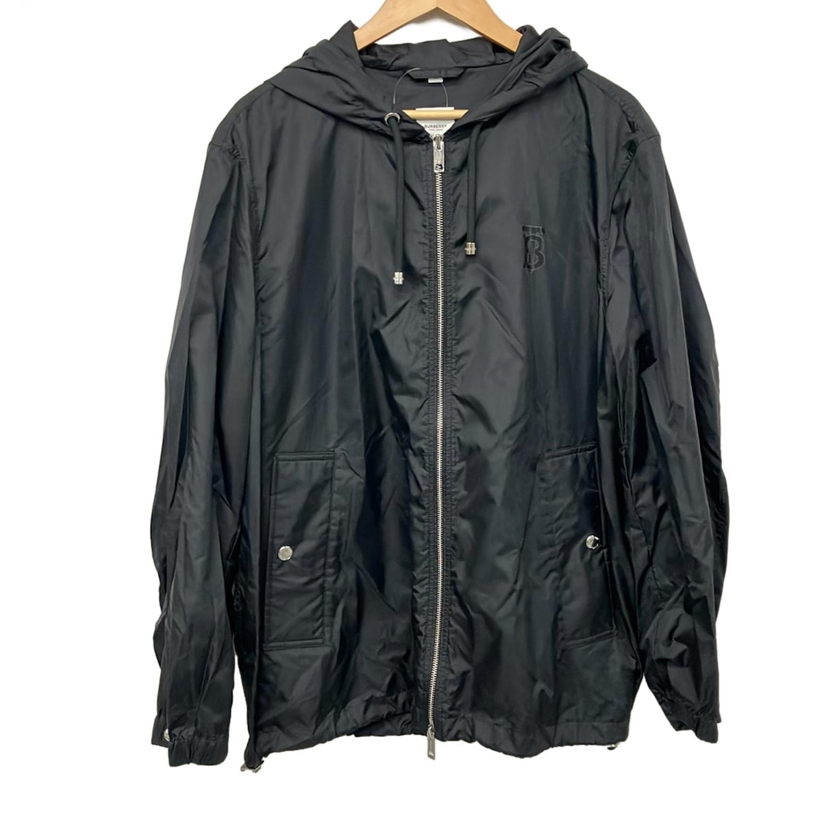 【新着】【中古】BURBERRY LONDON ENGLAND(バーバリーロンドンイングランド) ブルゾン 長袖/ジップアップ/春/秋 黒