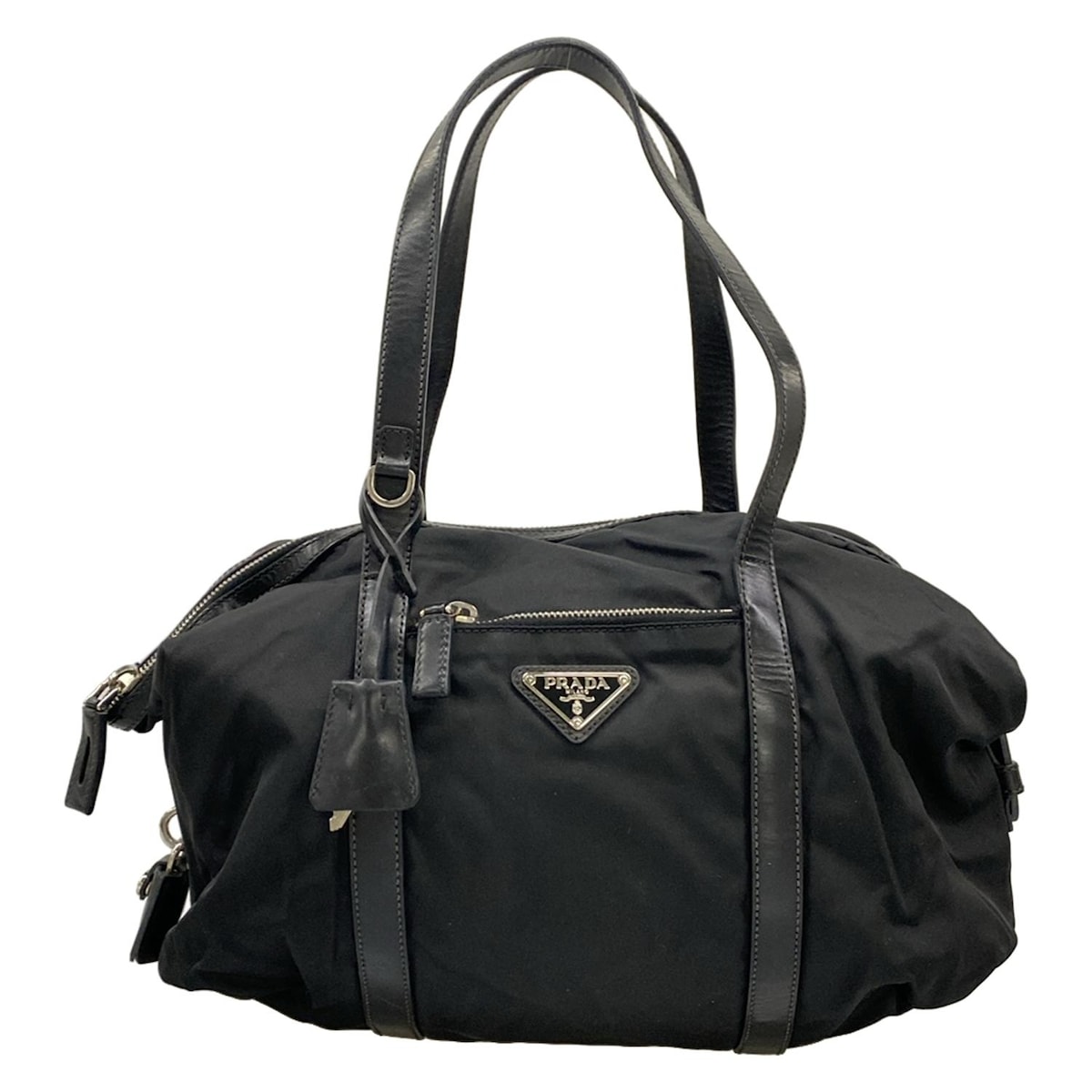 【新着】【中古】PRADA(プラダ) ショルダーバッグ 黒 レザー