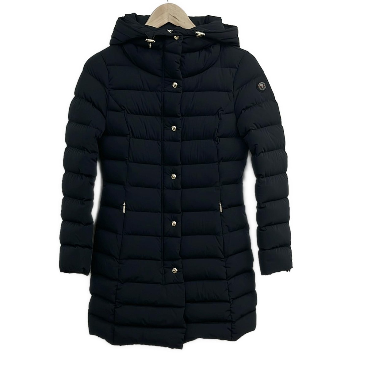 【新着】【中古】CAPEHORN(ケープホーン) ダウンコート 長袖/ジップアップ/冬 ダークネイビー