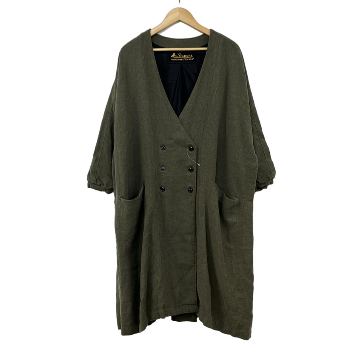 【新着】【中古】AU GARCONS(オーギャルソン) コート 長袖/秋/冬 カーキ