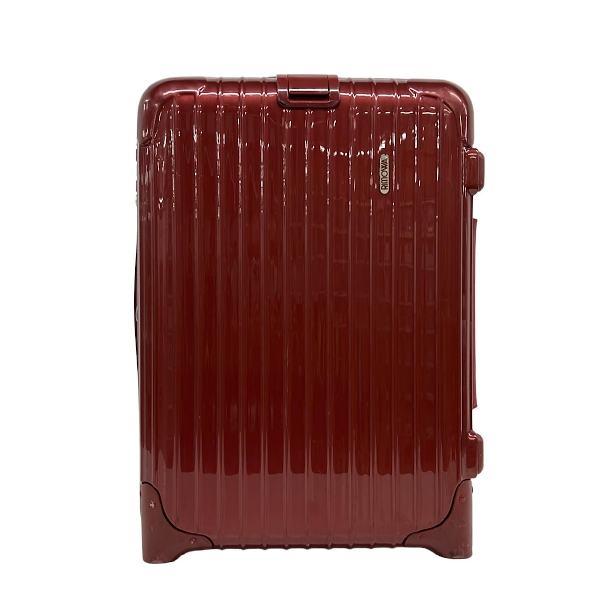 【新着】【中古】RIMOWA(リモワ) サルサデラックス キャリーバッグ TSA本体ロックナンバー【000】/2輪 レッド