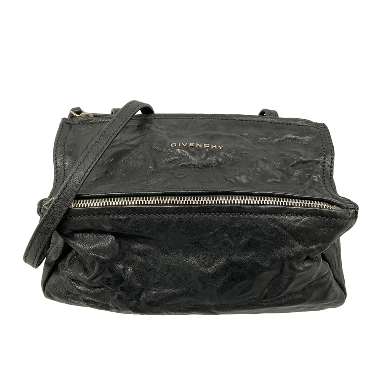 【新着】【中古】GIVENCHY(ジバンシー) パンドラミニ ショルダーバッグ 黒 レザー