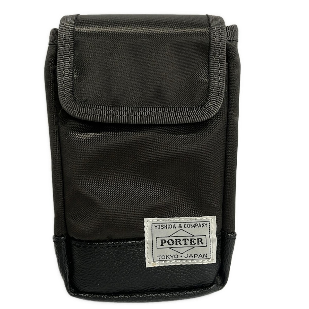 【新着】【中古】PORTER/吉田(ポーター) ストームポーチ ポーチ SAC'S BARコラボ 黒 レザー