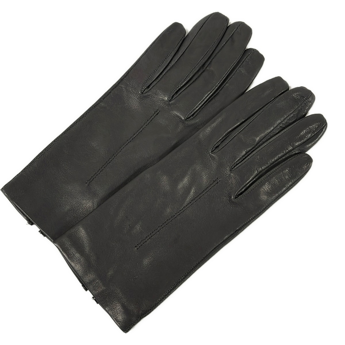 【新着】【中古】PIUMELLI(ピュメリ) 手袋 ダークグレー レザー