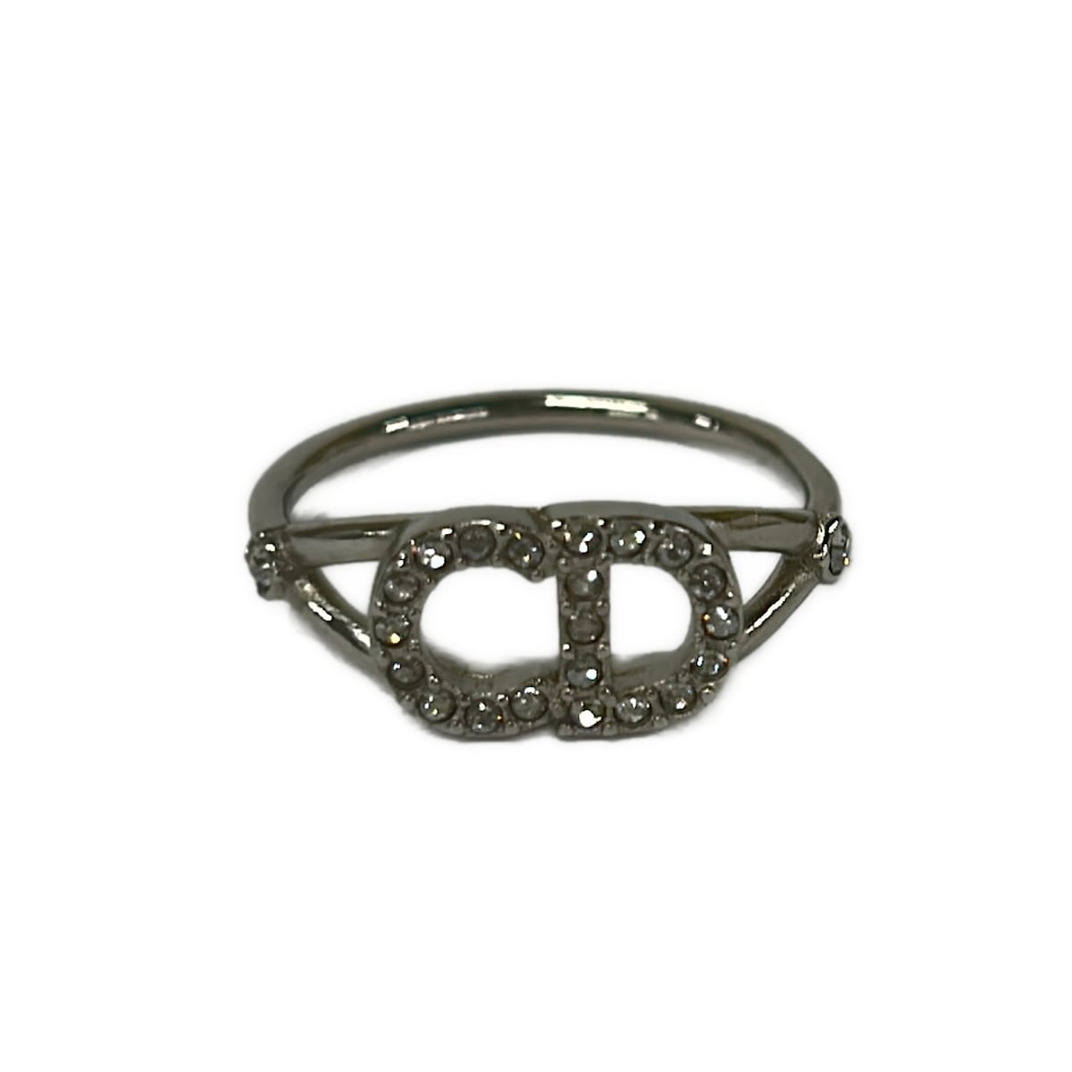 【新着】【中古】DIOR/ChristianDior(ディオール/クリスチャンディオール) CLAIR D LUNE リング リング サイズ：M/CDモチーフ シルバー