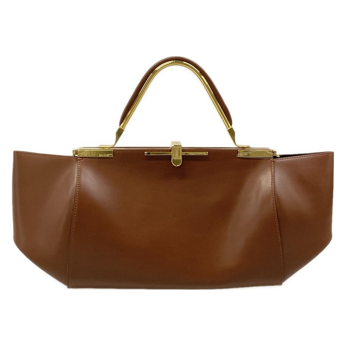 【新着】【中古】ZANCHETTI(ザンケッティ) アムレット ハンドバッグ 3way ダークブラウン レザー