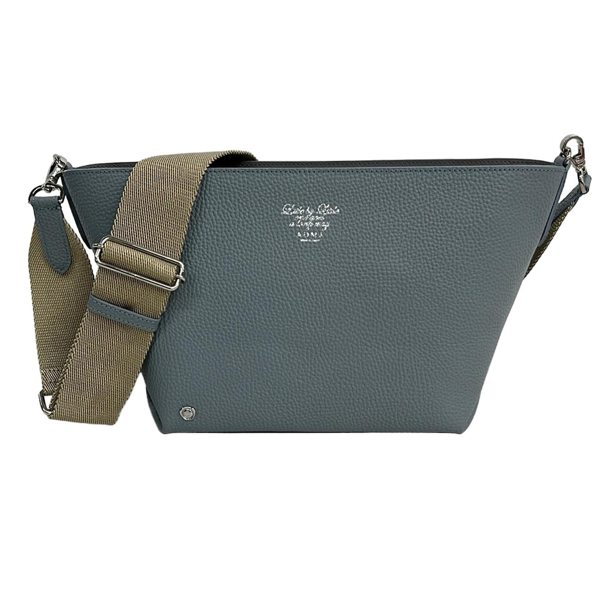 【新着】【中古】AccessoiresDeMademoiselle(ADMJ)(アクセソワ・ドゥ・マドモワゼル) ショルダーバッグ ブルーグレー レザー
