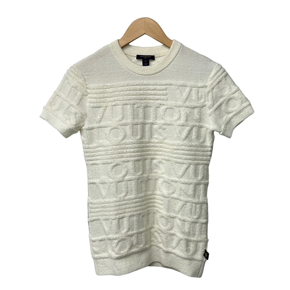 【新着】【中古】LOUIS VUITTON(ルイヴィトン) 長袖セーター クルーネック アイボリー
