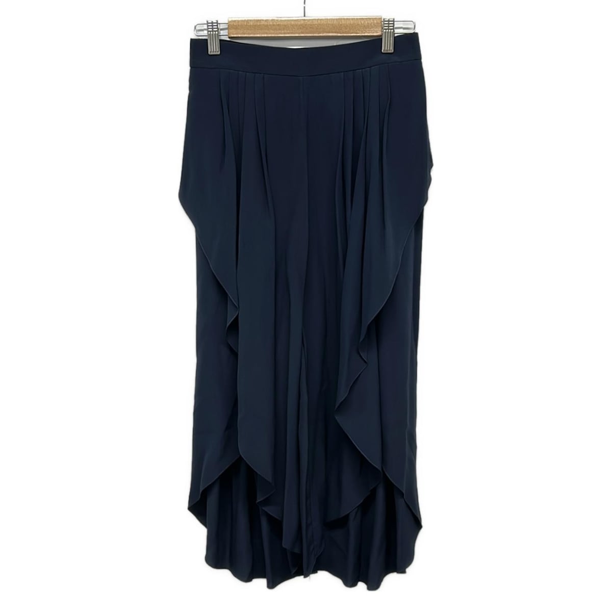 【新着】【中古】Chloe(クロエ) パンツ プリーツ/シルク/クロップド(半端丈) ダークネイビー