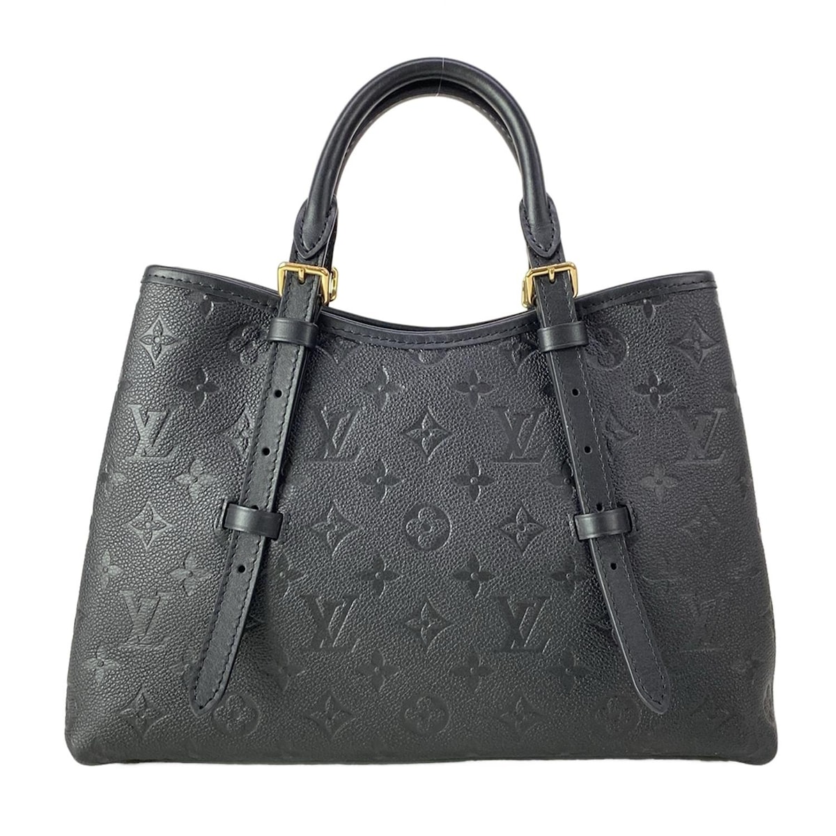 【新着】【中古】LOUIS VUITTON(ルイヴィトン) バビロントートPM トートバッグ ノワール レザー、牛革