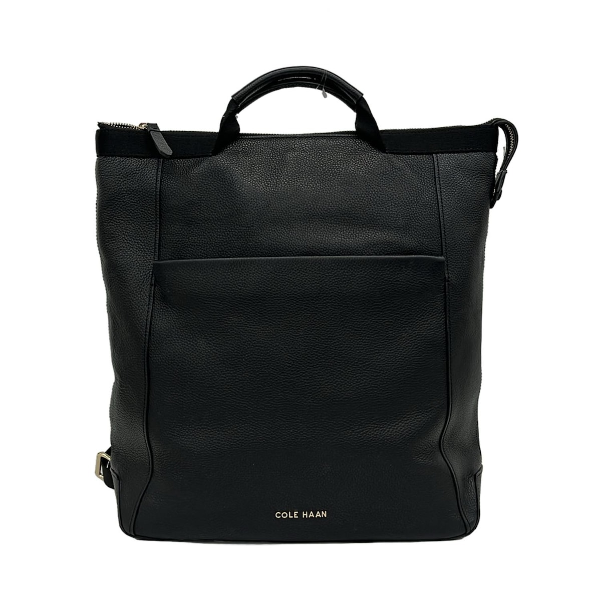 【新着】【中古】COLE HAAN(コールハーン) リュックサック 2way 黒 レザー