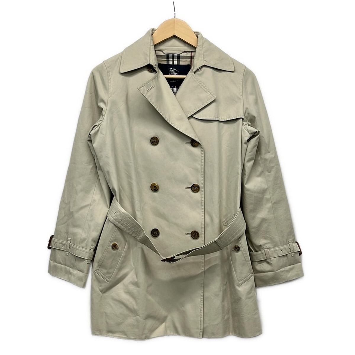 【中古】Burberry LONDON(バーバリーロンドン) トレンチコート 長袖/春/秋 ベージュ