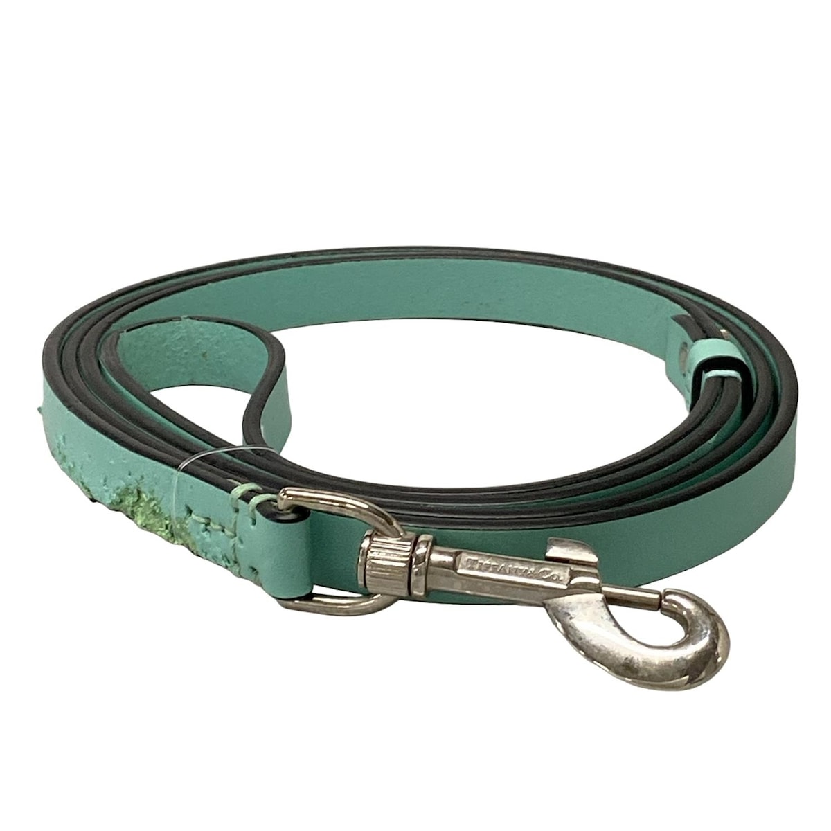 【新着】【中古】TIFFANY&Co.(ティファニー) 小物 犬用リード ティファニーブルー レザー