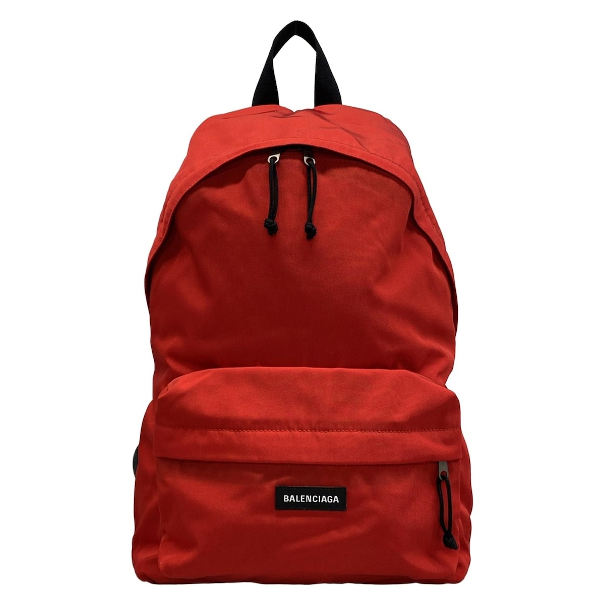 【新着】【中古】BALENCIAGA(バレンシアガ) エクスプローラー うしろ側風呂敷き包み 背嚢 赤いこと×黒