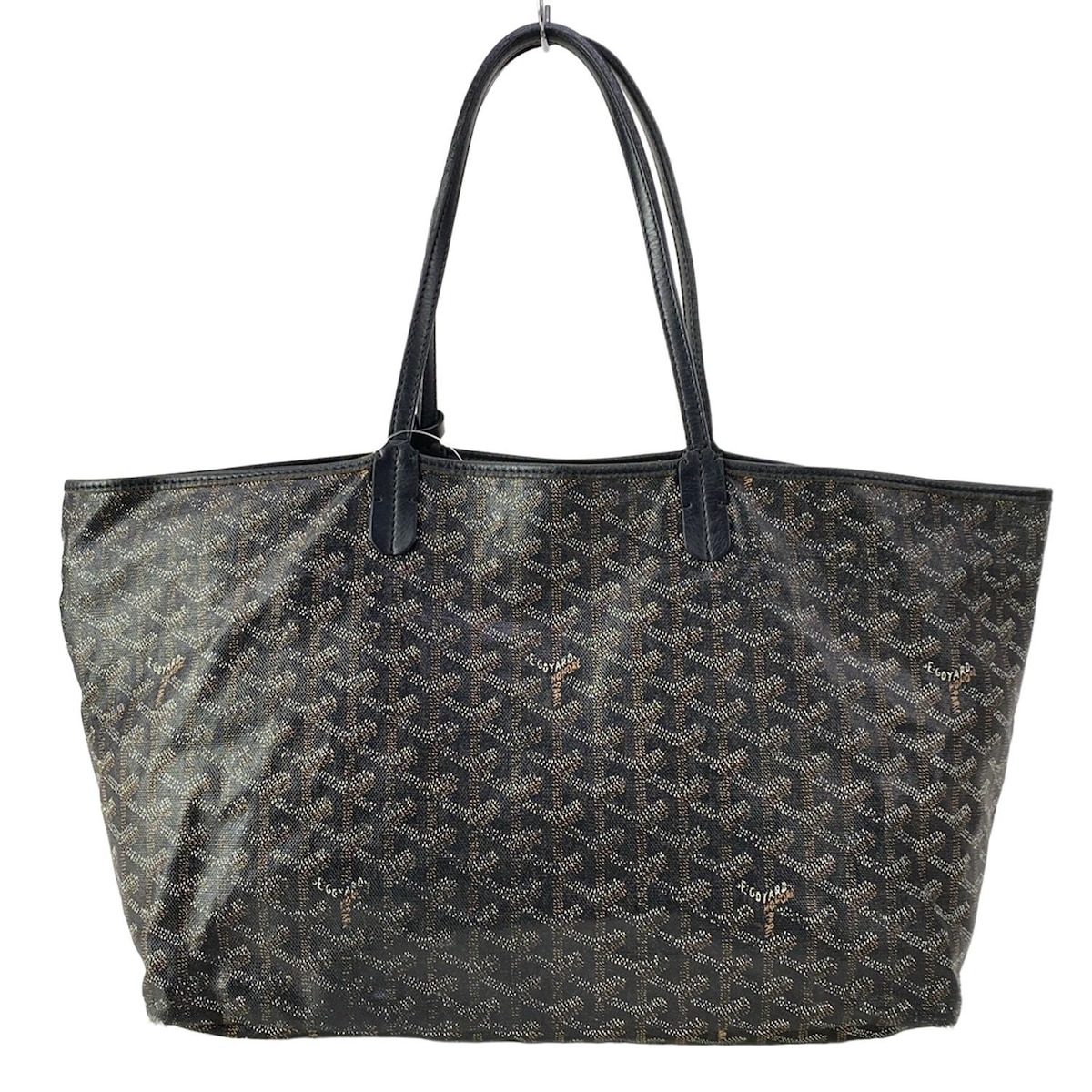 【新着】【中古】GOYARD(ゴヤール) サンルイPM トートバッグ 黒 レザー