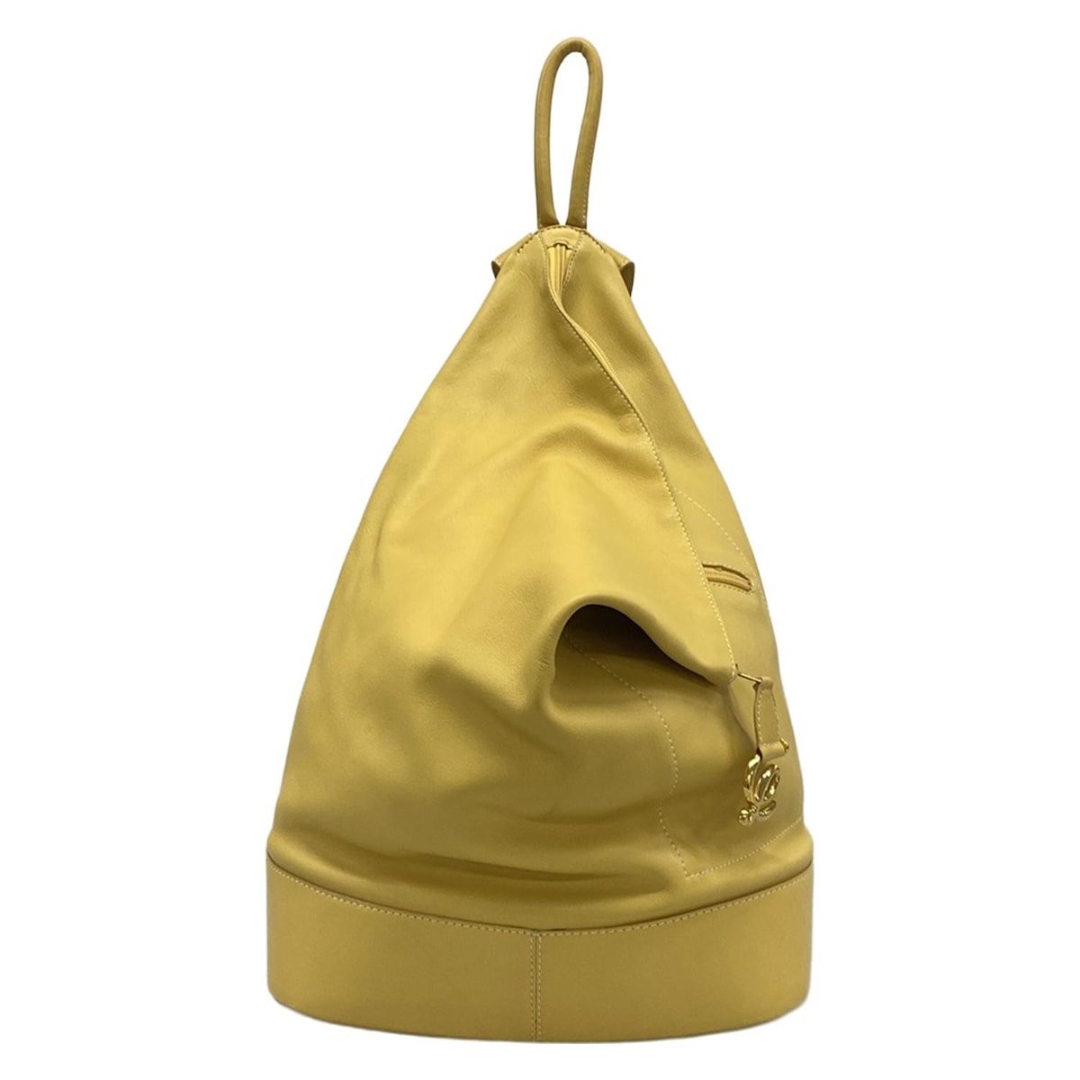 【新着】【中古】LOEWE(ロエベ) アントンバックパック 背嚢 黄み なめし革 バッグ・小物・ブランド雑貨-バッグ
