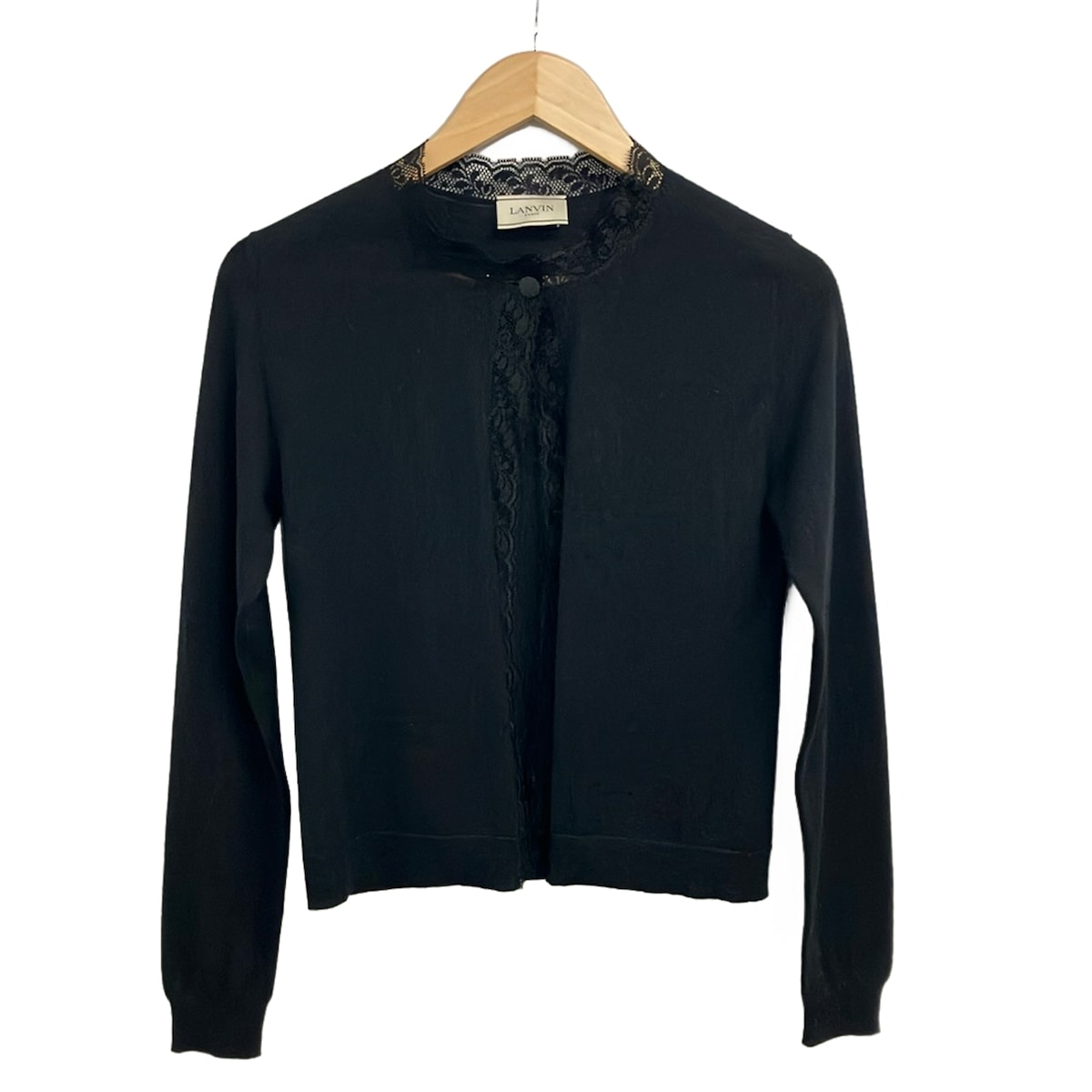 【中古】LANVIN(ランバン) ジレー 長袖/スピード競技 黒