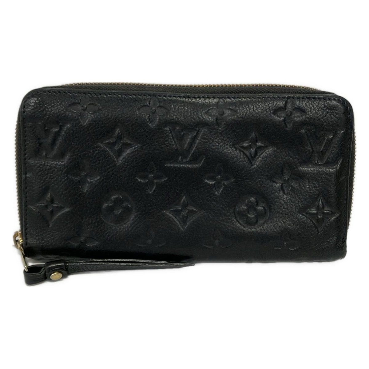 【新着】【中古】LOUIS VUITTON(ルイヴィトン) ジッピーウォレット 長財布 ノワール レザー