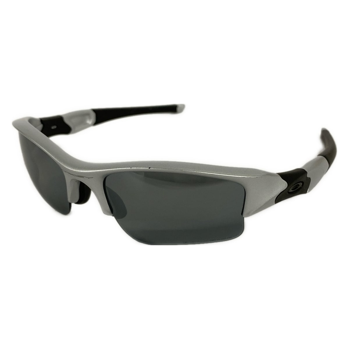 【新着】【中古】OAKLEY(オークリー) FLAK サングラス 黒×シルバー