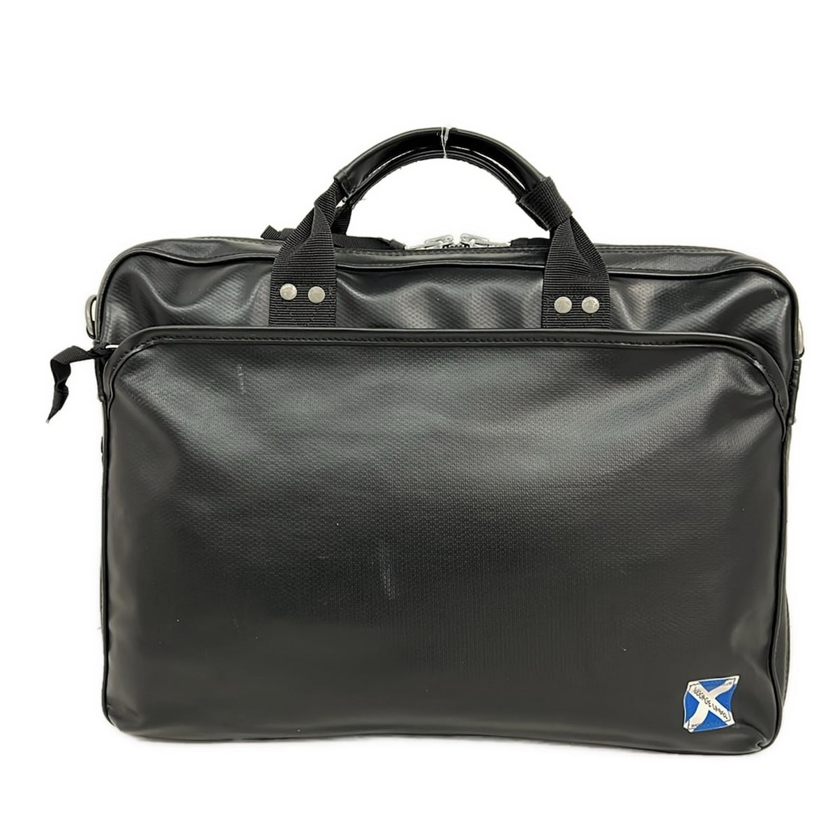 【新着】【中古】LUGGAGE LABEL(ラゲッジレーベル) ビジネスバッグ 黒 レザー