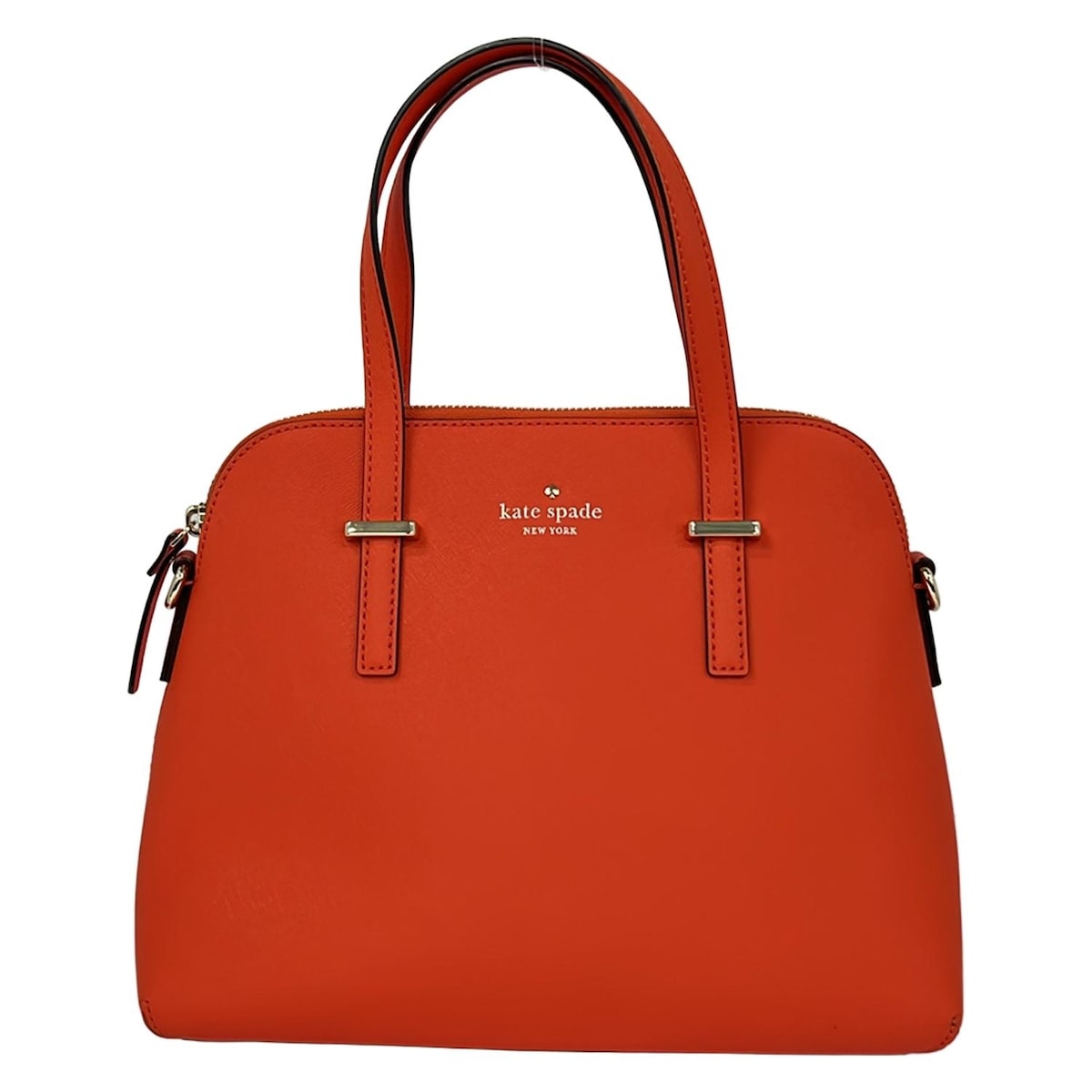【新着】【中古】Kate spade(ケイトスペード) ハンドバッグ オレンジ レザー