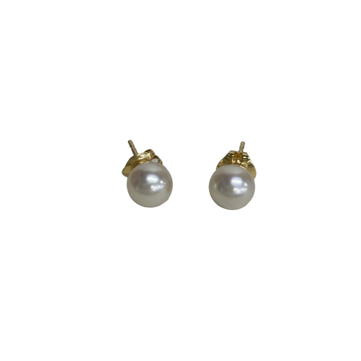 【新着】【中古】田崎真珠/TASAKI(タサキシンジュ) ピアス パール直径約7mm K18YG×アイボリー