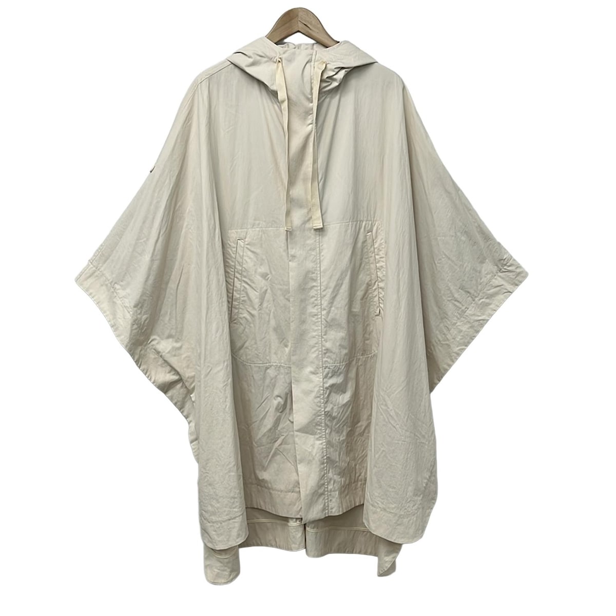 【新着】【中古】IHATOV(イーハトーブ) コート 長袖/ジップアップ/ロング丈/春/秋 ベージュ