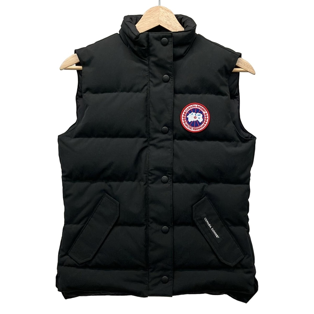 【中古】CANADA GOOSE(カナダグース) フリースタイル ダウンベスト 秋/冬 黒
