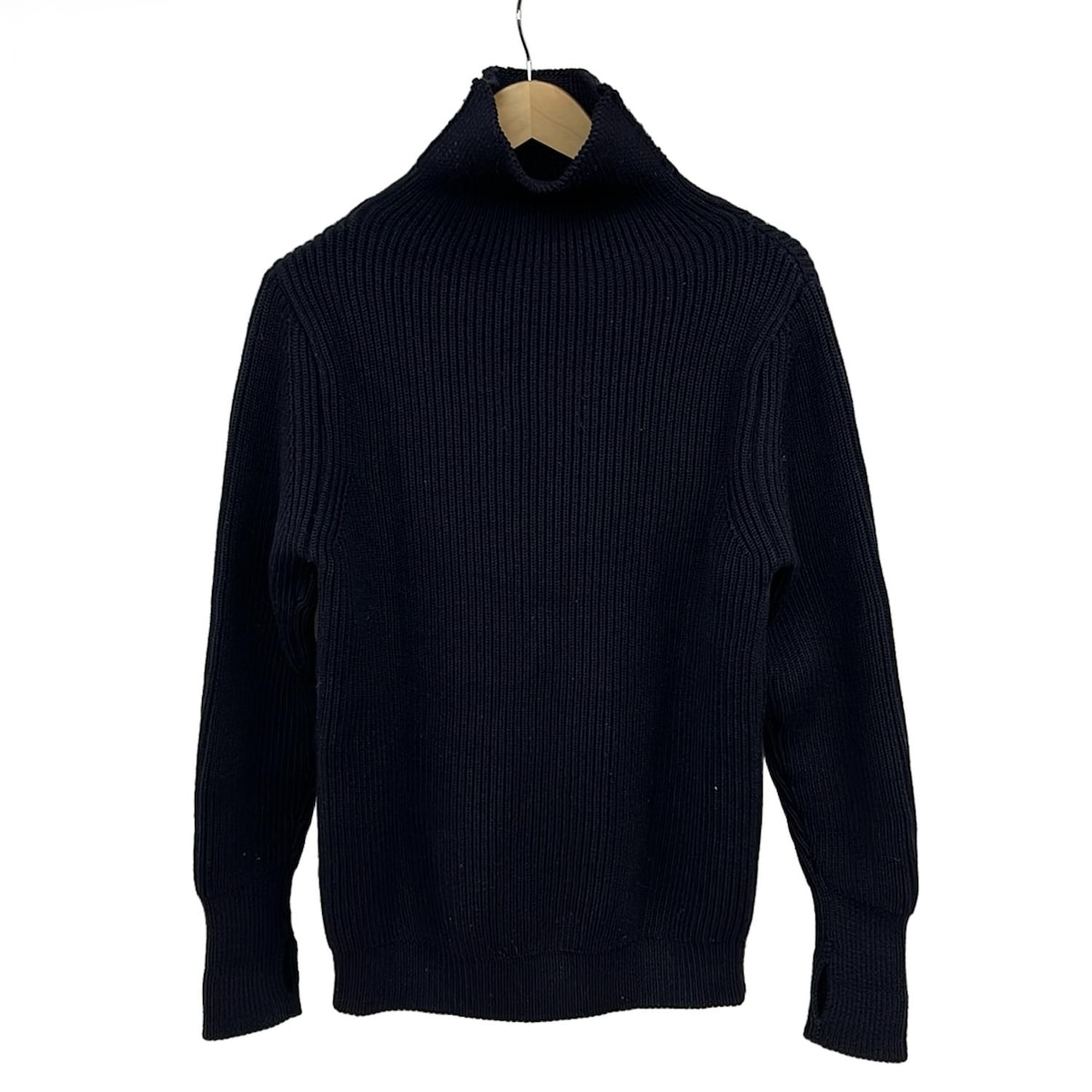 【新着】【中古】ANDERSEN-ANDERSEN(アンデルセン-アンデルセン) 長袖スウェーター 長袖/タートルネック/秋・冬物 ダークネイビー