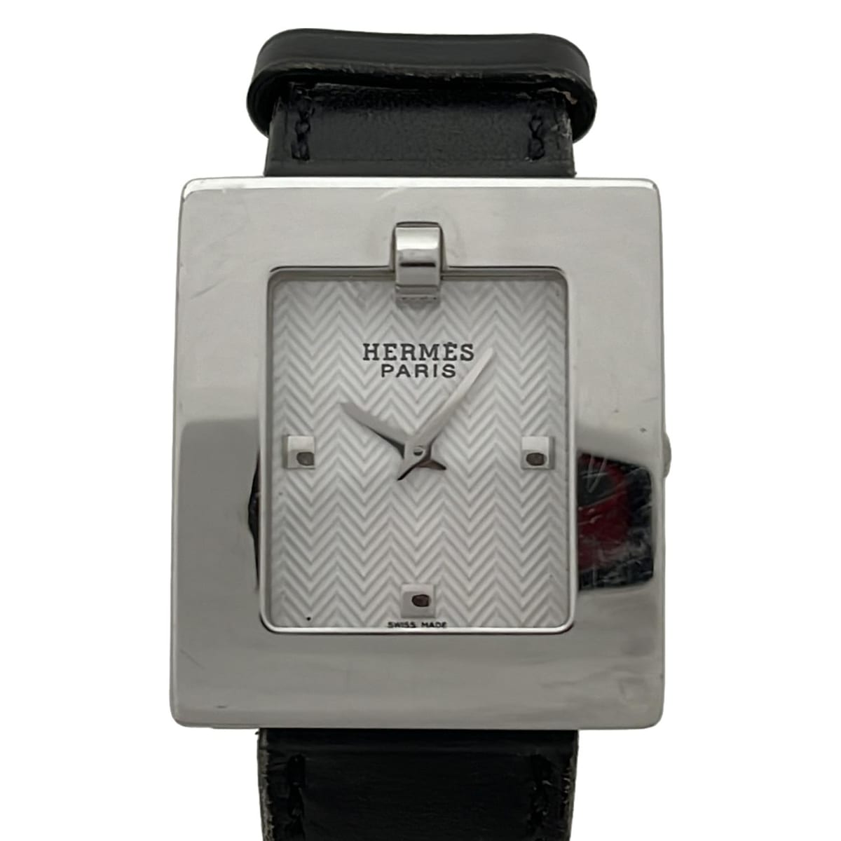 【新着】【中古】HERMES(エルメス) ベルトウォッチ 腕時計 □C 白