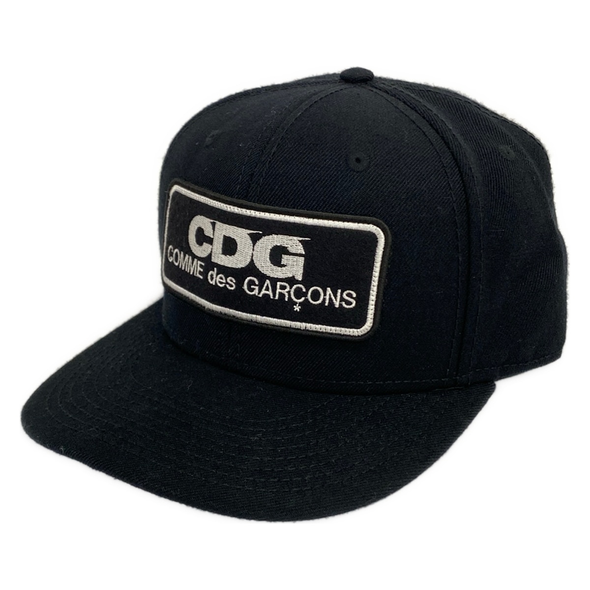 【中古】GOOD DESIGN SHOP COMME des GARCONS(グッドデザインショップコムデギャルソン) 旗がしら 野球旗がしら 黒×白 羊毛