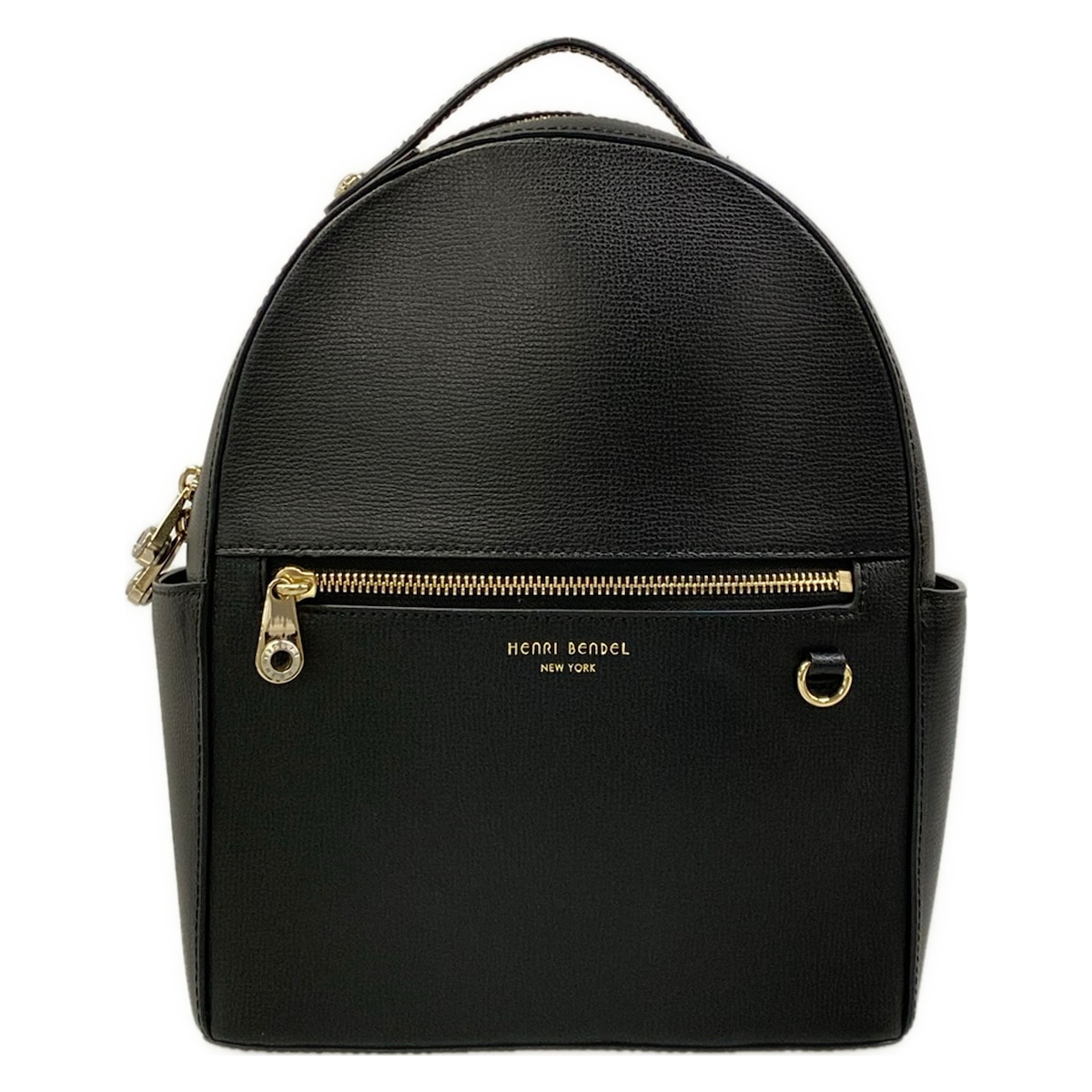 【新着】【中古】HENRI BENDEL(ヘンリベンデル) 背嚢 黒 なめし革