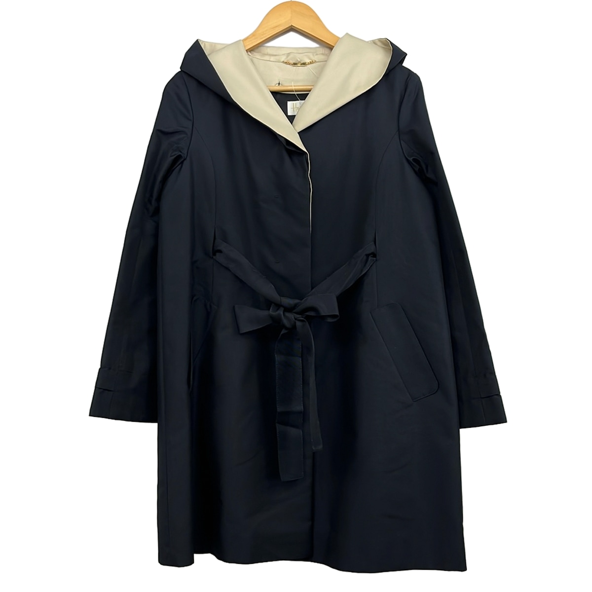 【新着】【中古】HARRODS(ハロッズ) 厚地の外套 春/秋/長袖/ボンネット付き添い人/酉の方角三尺帯 米国海軍×ベージュ
