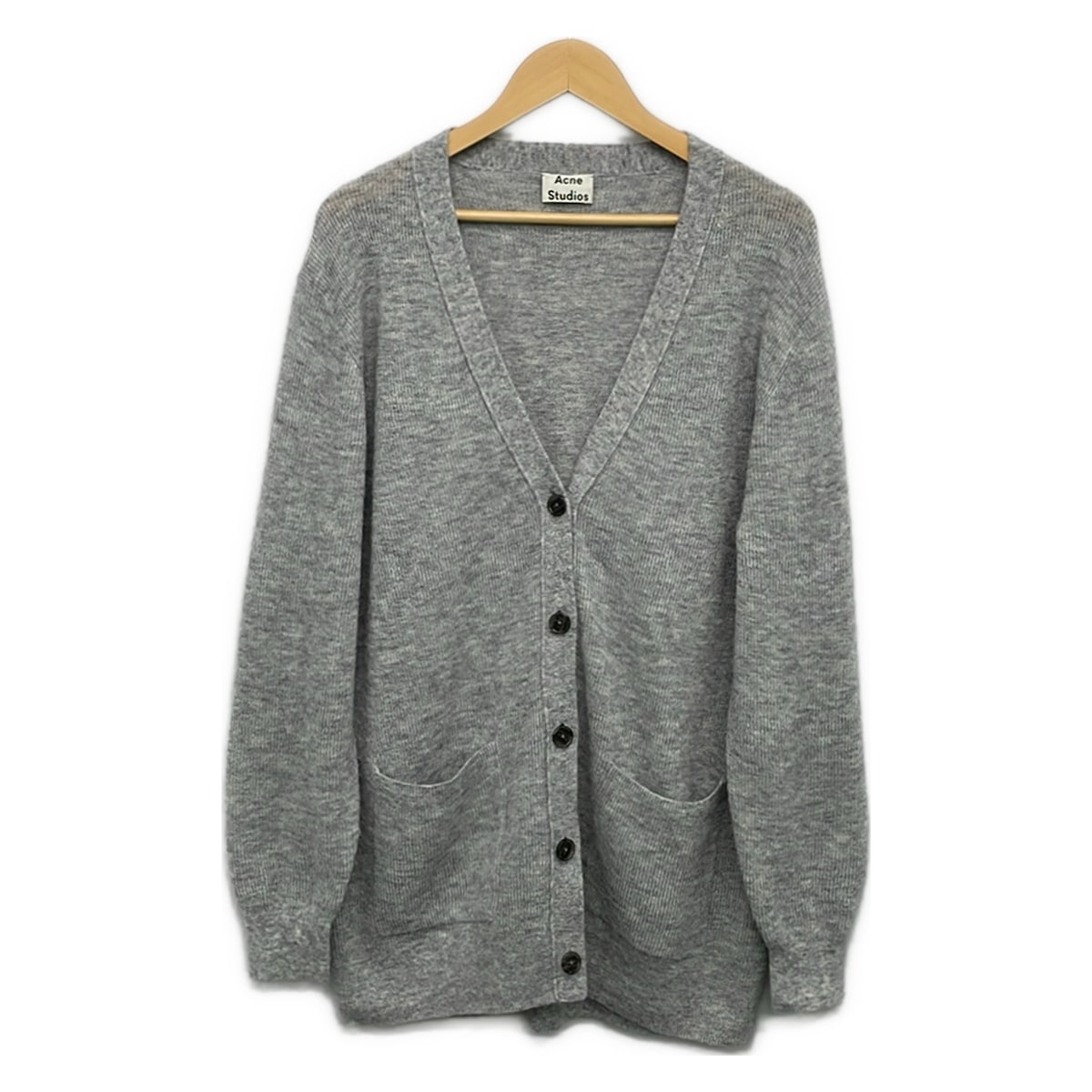 【中古】ACNE STUDIOS(アクネ ストゥディオズ) ジレー 長袖/ロング丈 薄墨色