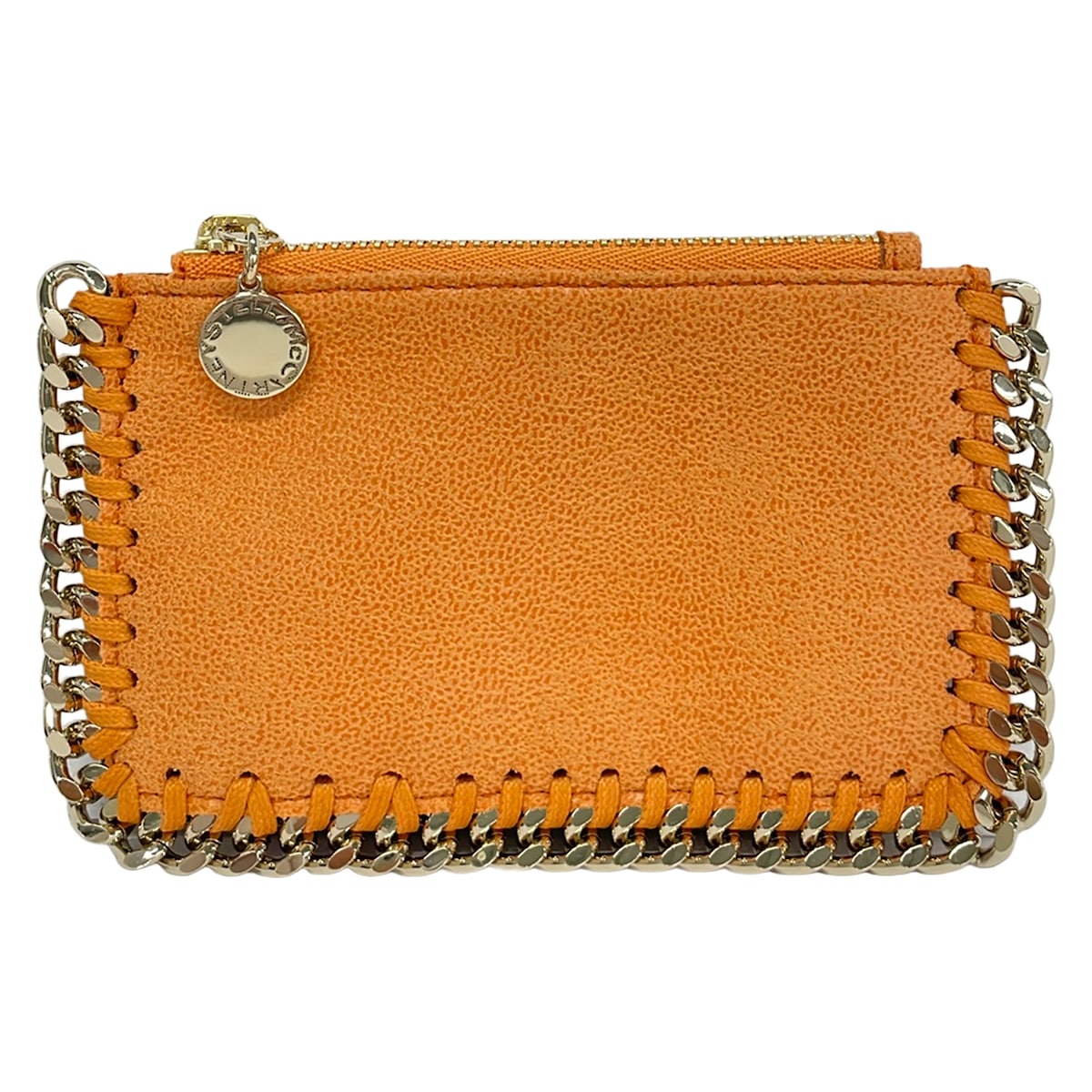 【中古】stellamccartney(ステラマッカートニー) ファラベラ コインケース カード入れ付き オレンジ｜ブランディア　店