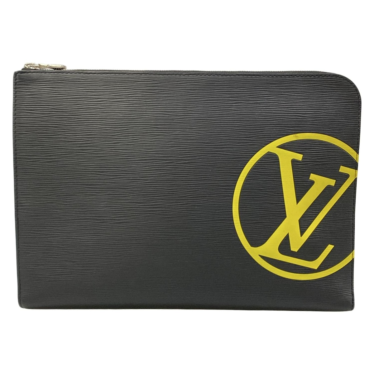 【新着】【中古】LOUIS VUITTON(ルイヴィトン) ポシェットジュールGM クラッチバッグ ノワール レザー、牛革