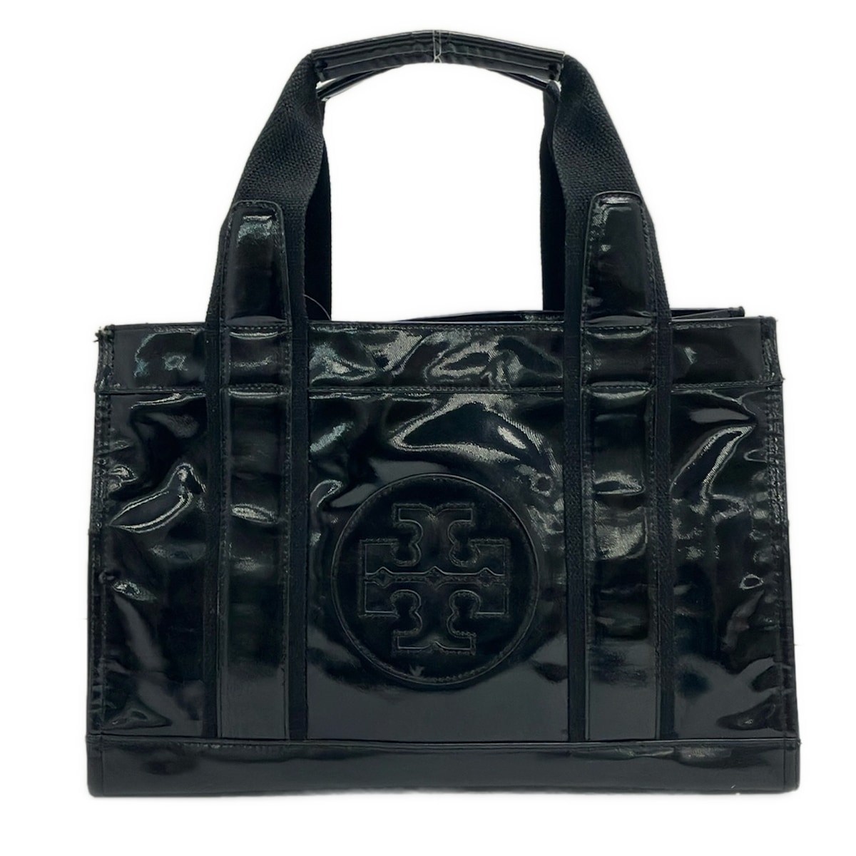 【中古】TORY BURCH(トリーバーチ) トートバッグ 黒 なめし革
