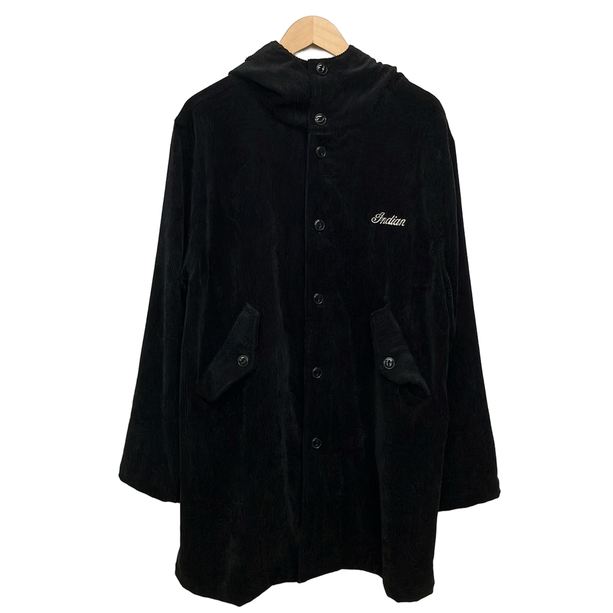 【新着】【中古】Indian(インディアン) コート コーデュロイ/XL 黒 7,688円