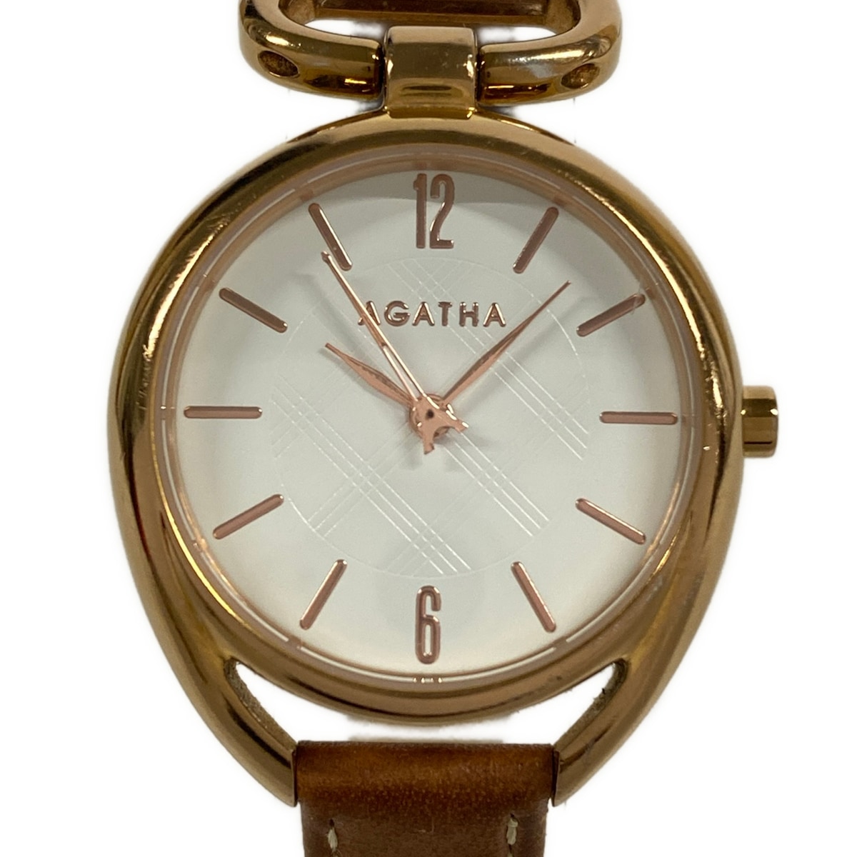【新着】【中古】AGATHA(アガタ) 腕時計 白