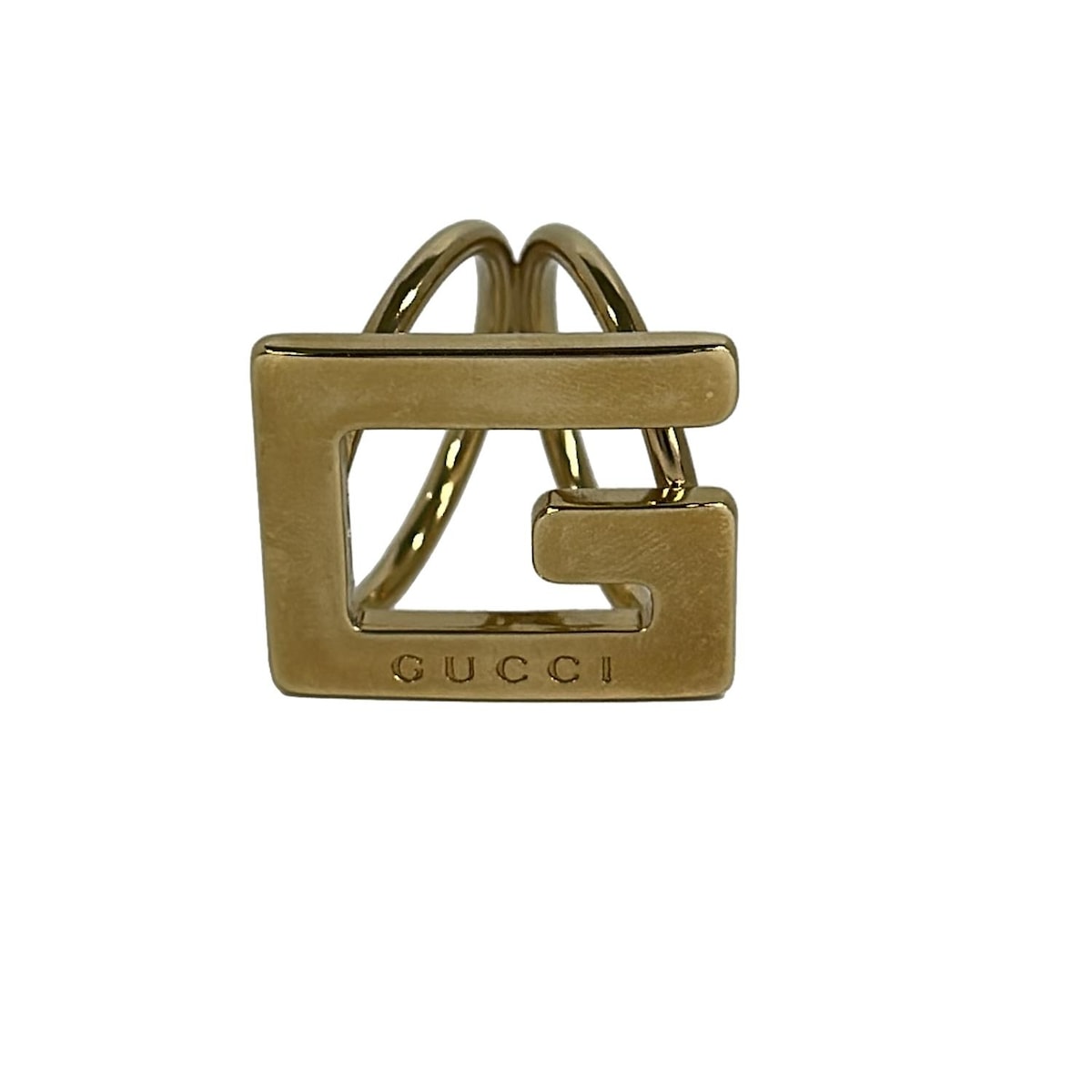 【新着】【中古】GUCCI(グッチ) スカーフリング ゴールド