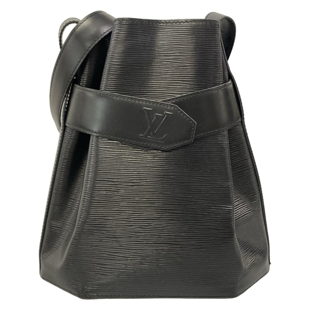 【新着】【中古】LOUIS VUITTON(ルイヴィトン) サック・デポール ショルダーバッグ ノワール レザー